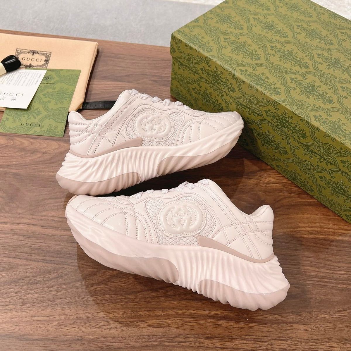 GG RIPPLE SNEAKER JASmine cream