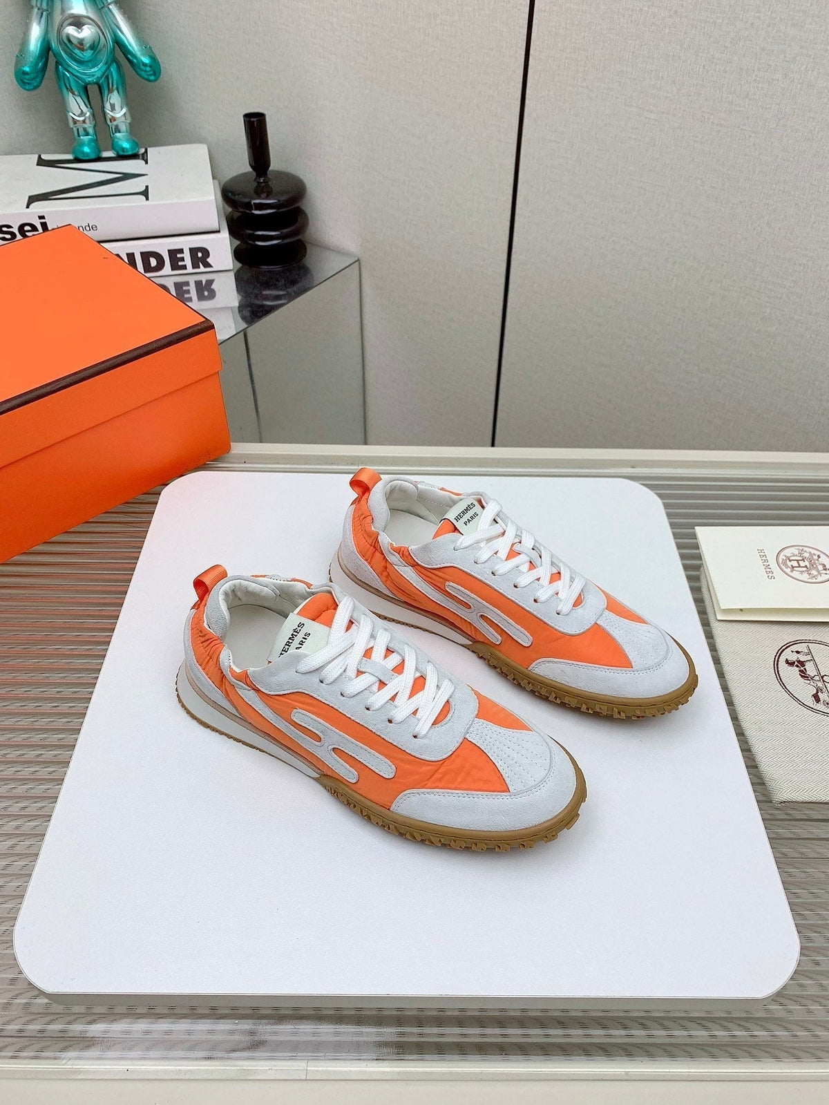 HM Jet Sneaker 20MM Orange Wind Cloth 106382