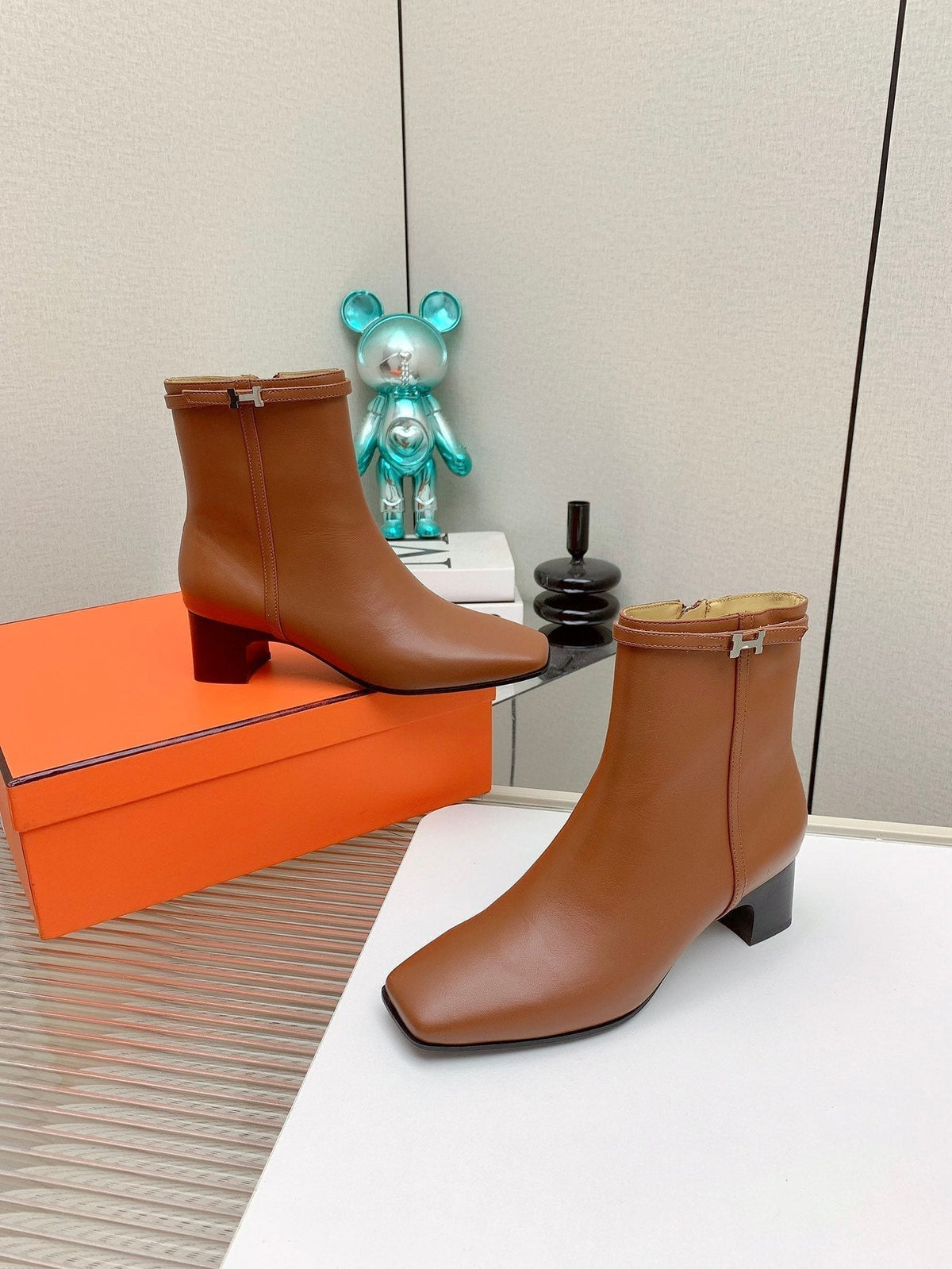HM Hommage Ankle Boot Brown Calfskin  971352