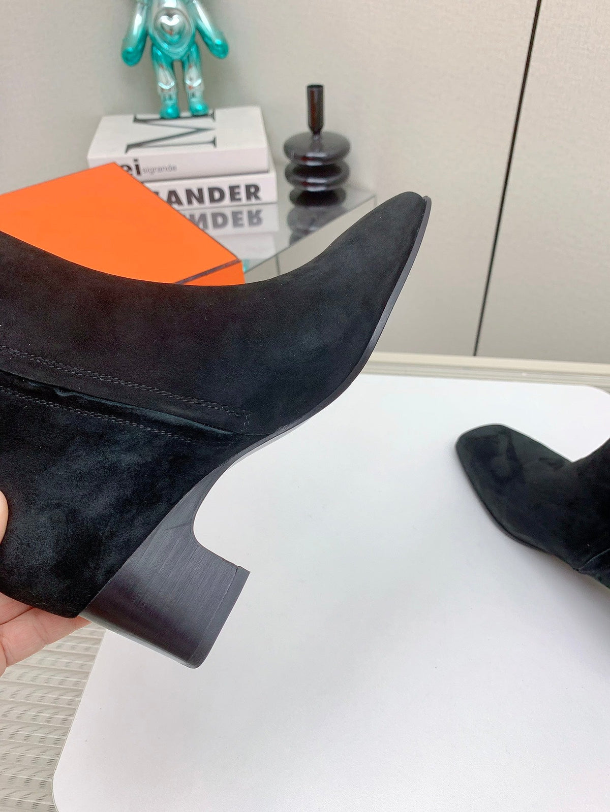 HM Hommage Ankle Boot Black Suede 971355