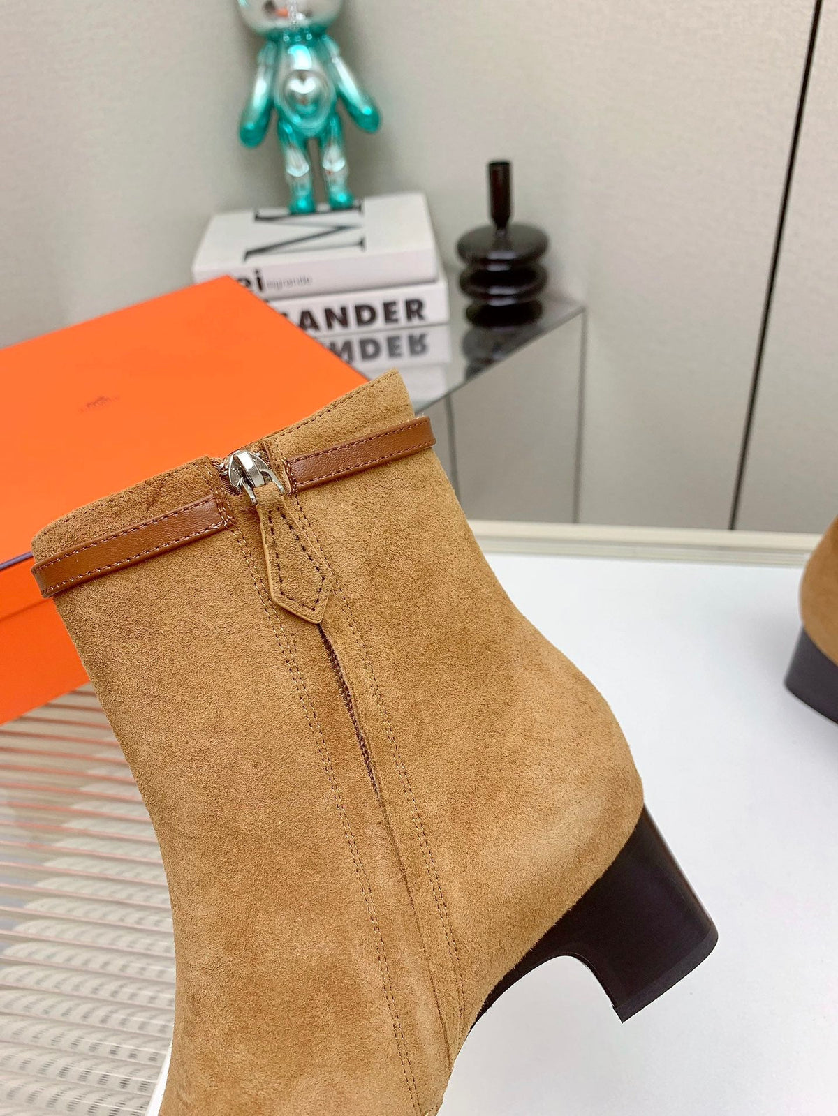 HM Hommage Ankle Boot Light Brown Suede 971357