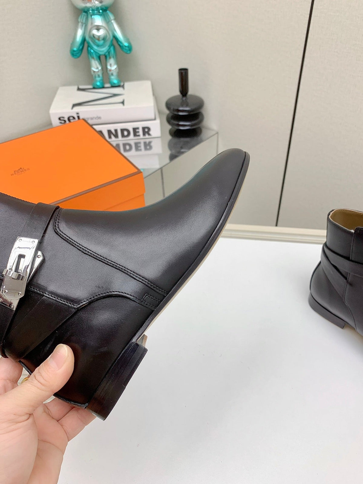 HM Neo Ankle Boot Black Calfskin 971373