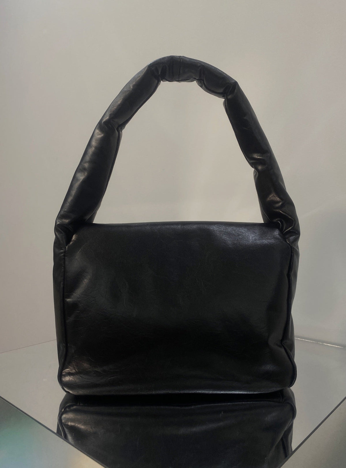 MONACO SLING BAG 27 IN BLACK SOFT LAMBSKIN