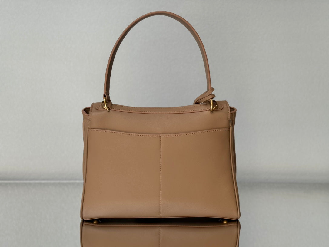 RODEO SMALL BAG 29 IN CAMEL BEIGE SMOOTH CALFSKIN GOLD HARDWARE