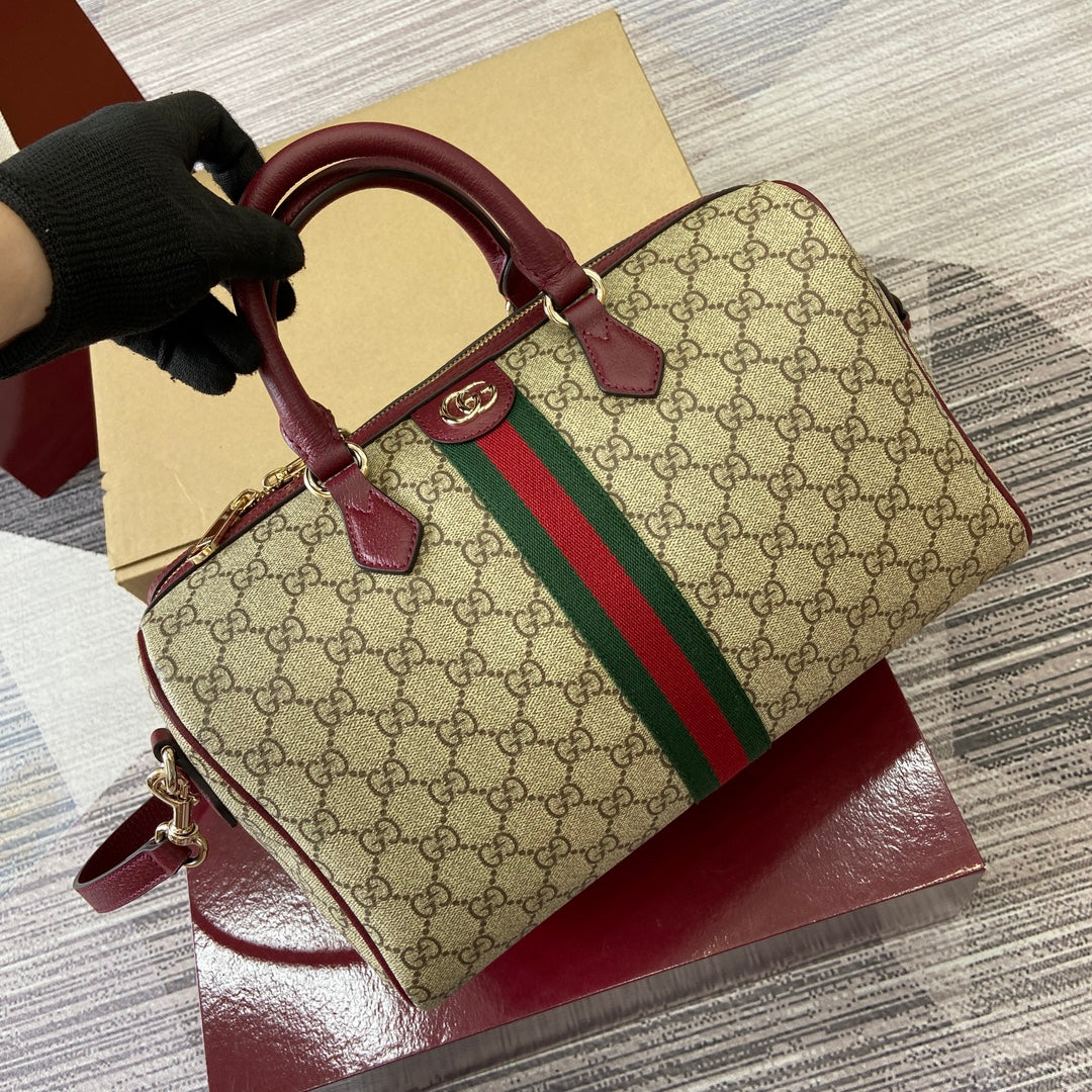GG Ophidia Bag 31cm Canvas leather 339618