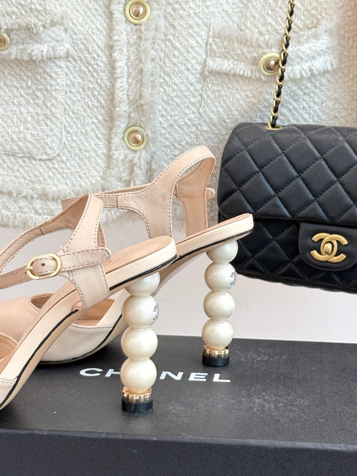 CC 25 Slingback Pink Nude Lambskin 308652