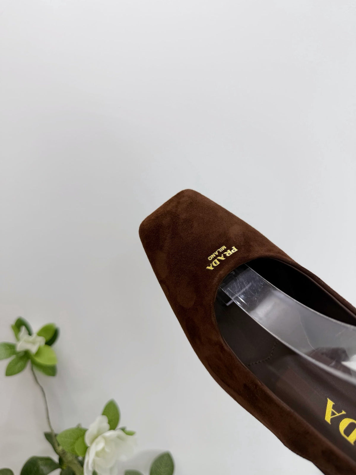 PRA 26SS Slingback 85 Dark Brown Suede 592366
