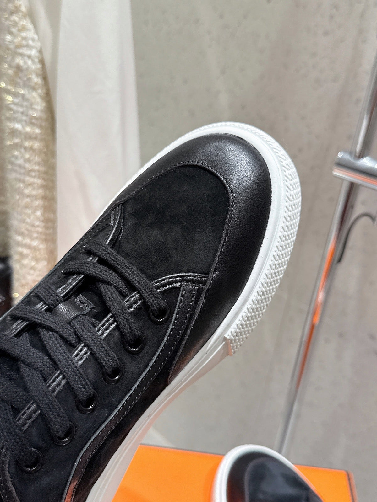 HM Get Sneaker Black Suede 204752