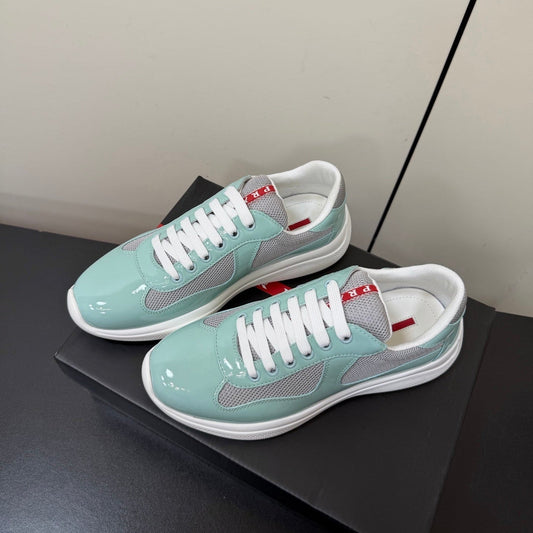 PRA 26S Casual Sneakers Mint Green Patent Leather 618923