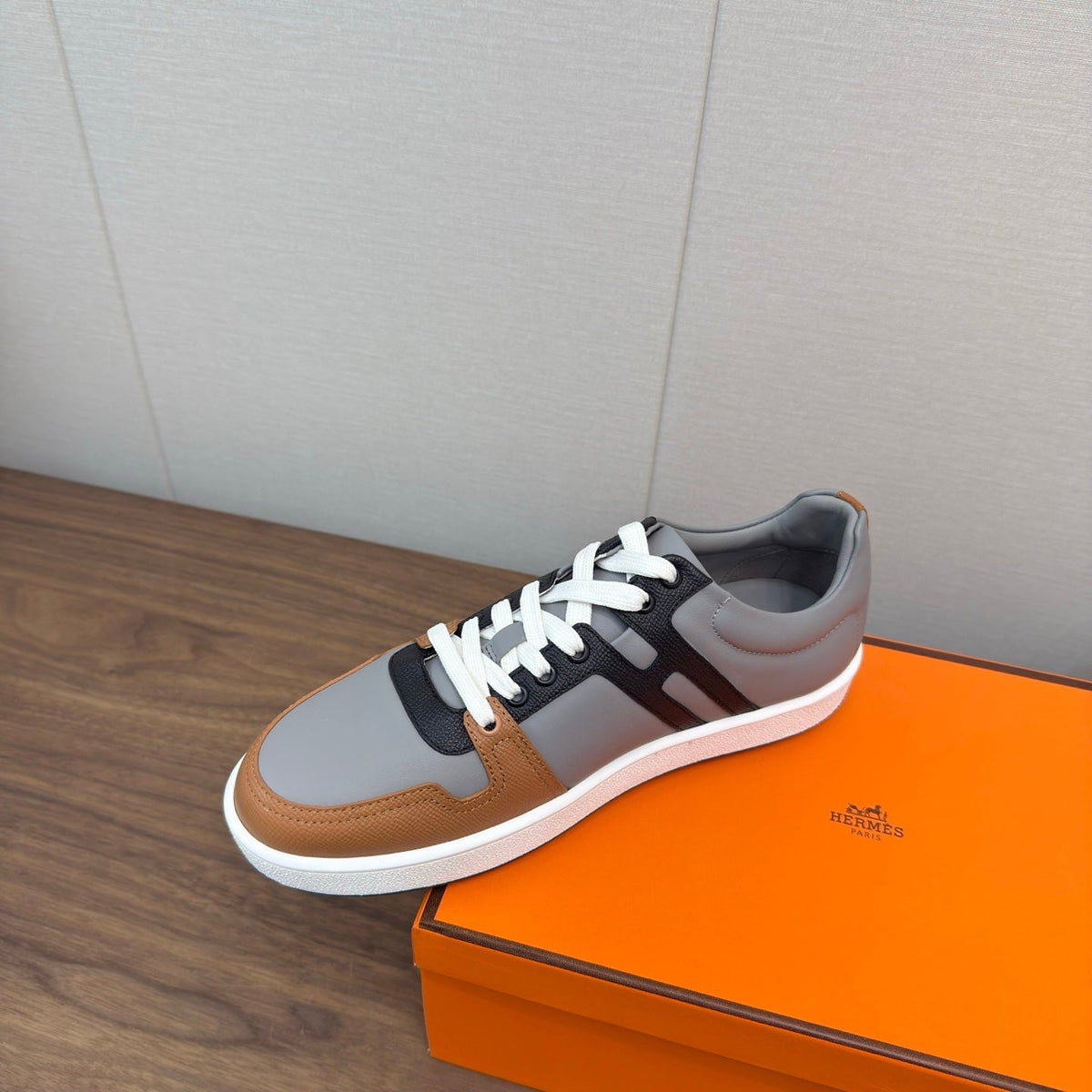 HM Join Sneaker Slate Grey Calfskin 213517