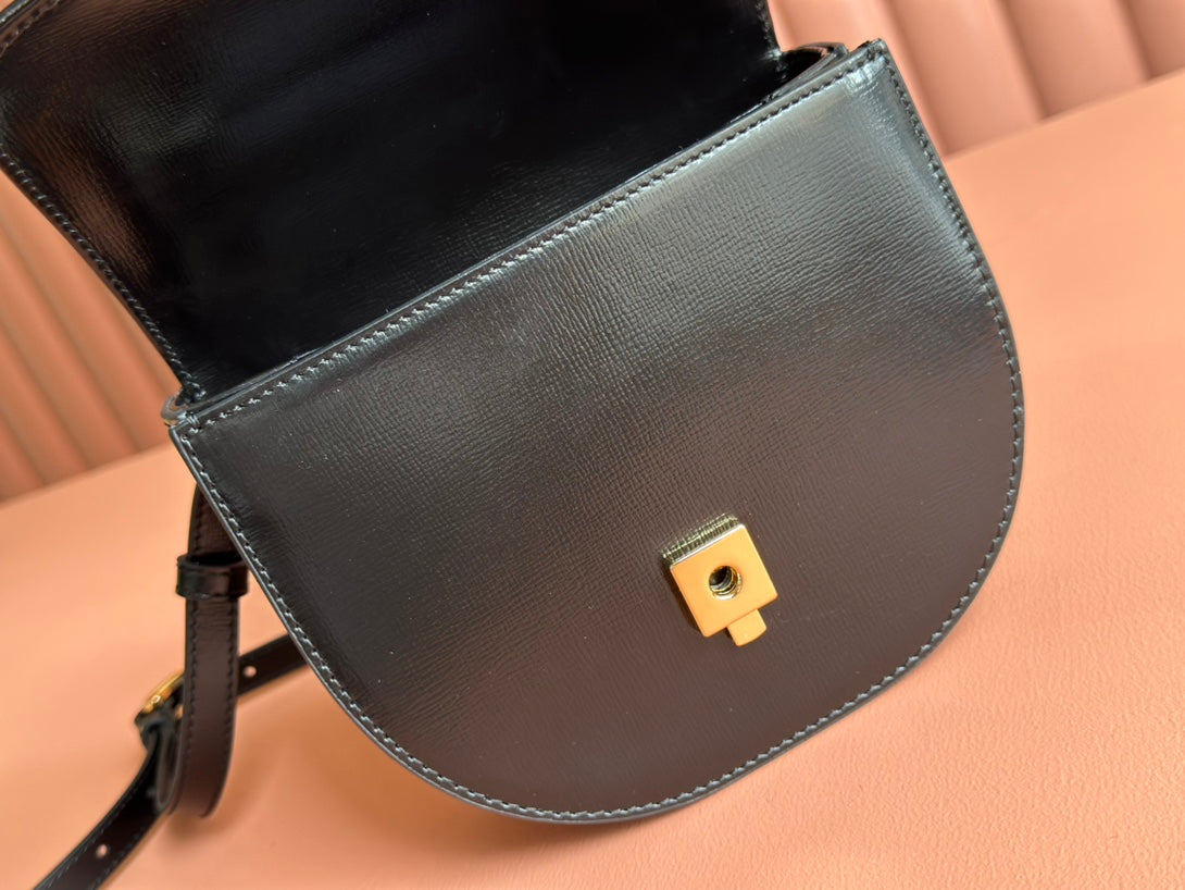 Gucci Horsebit Bag Black Leather 239811