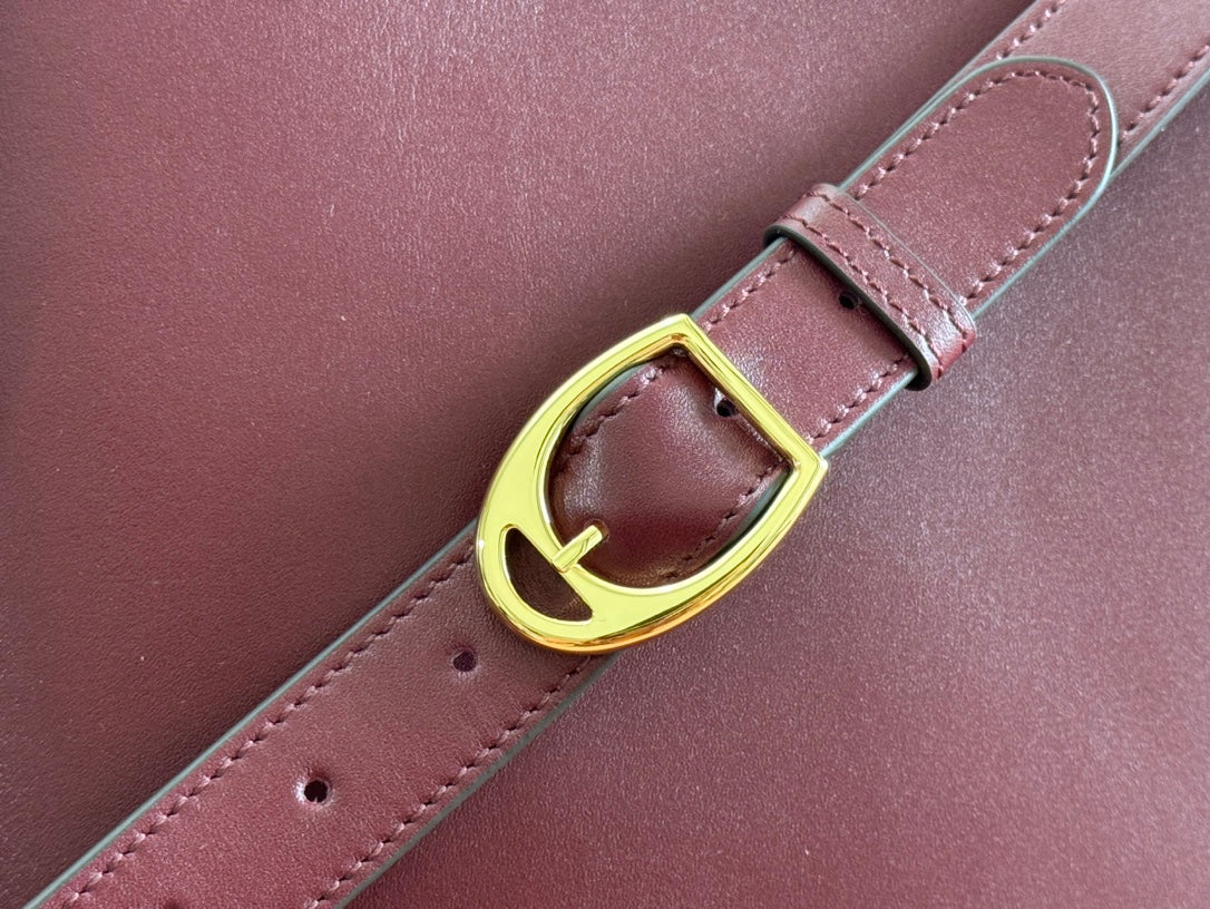 Gucci 73 Mini 27.5cm Bucket Bag Rosso Ancora red Smooth Leather 244435