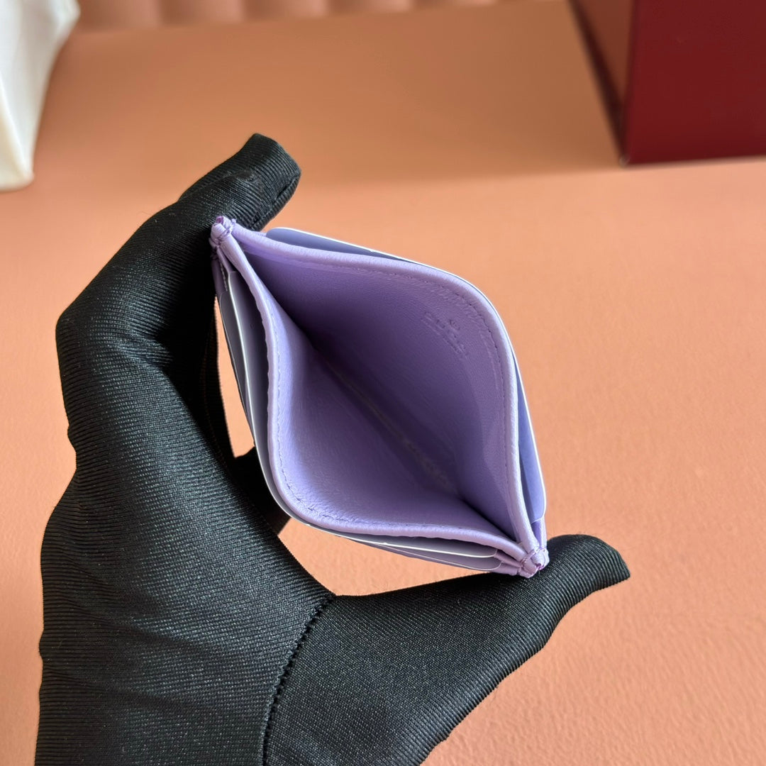 Gucci Marmont Card Wallet Purple Calfskin 254960