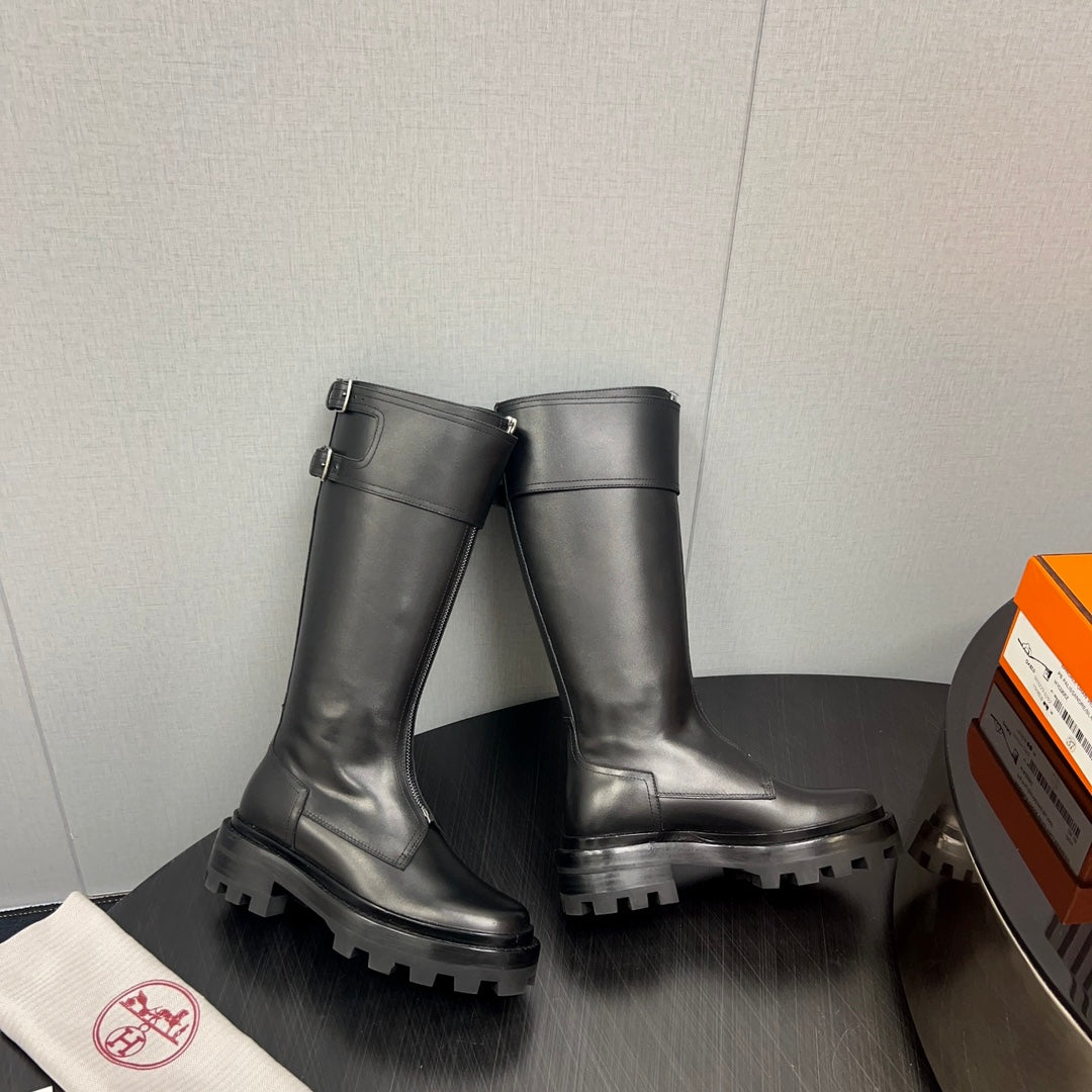 HM High Boots 30mm Black Cowhide 952461