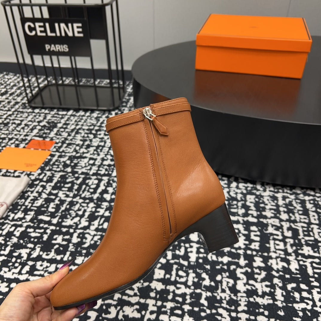 HM Botines Impérial 50mm Brown Cowhide  952388