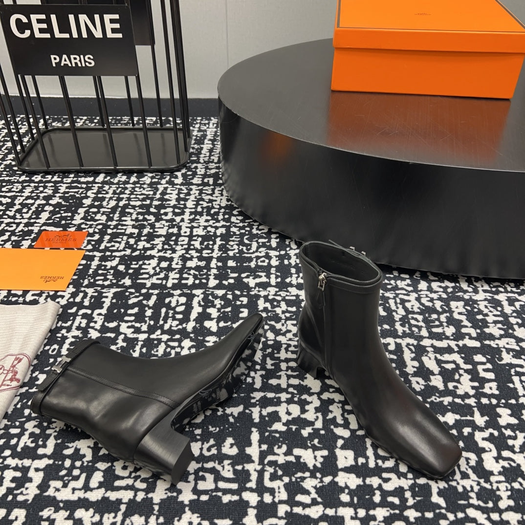 HM Botines Impérial 50mm Black Cowhide 952392