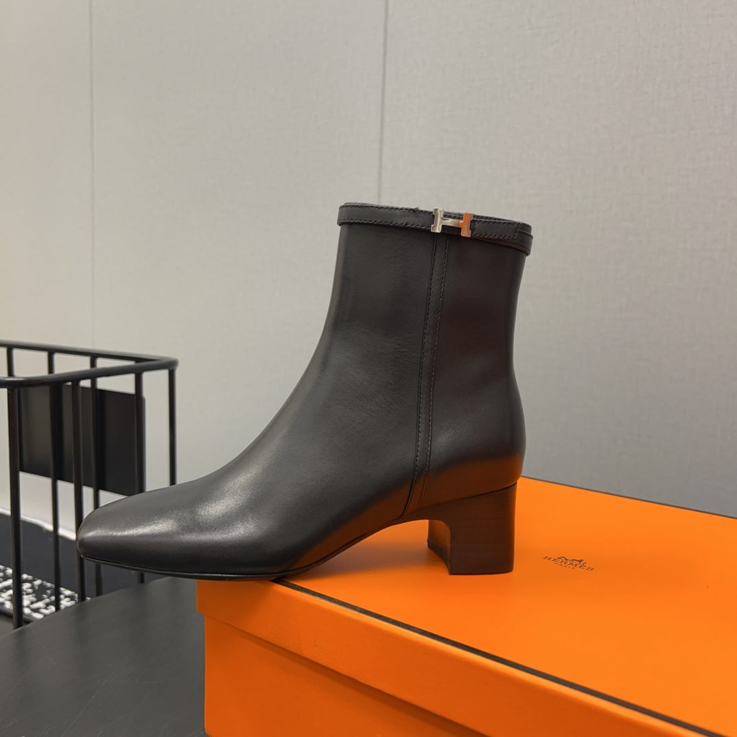 HM Botines Impérial 50mm Black Cowhide 952392