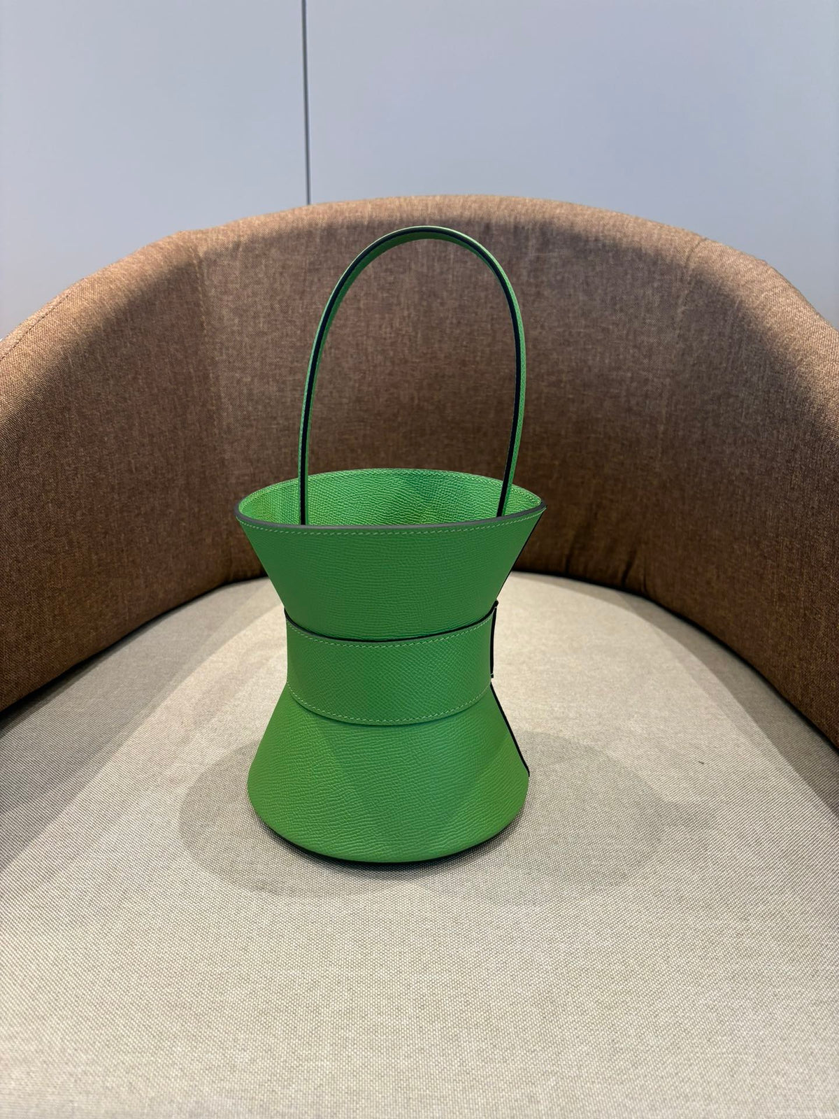 HM Mini Medor Bag Green Epsom Calfskin 269905