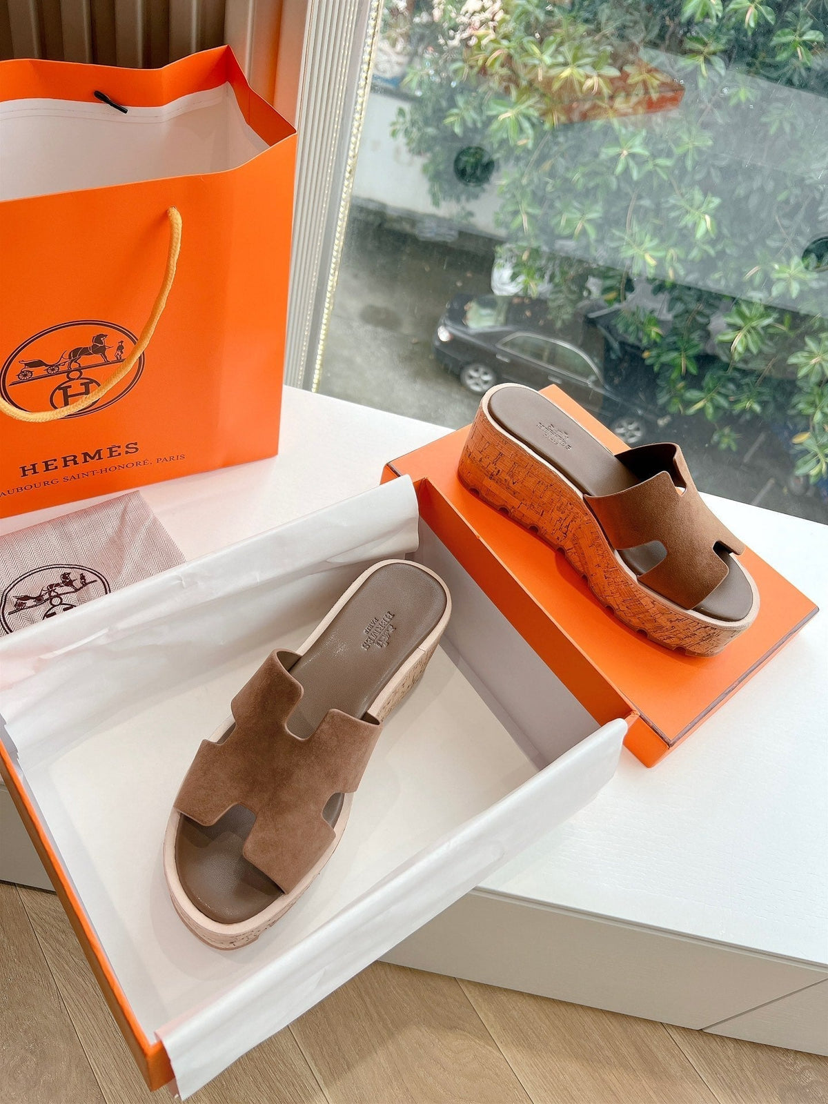 EZE 65 SANDAL CARAMEL SUEDE