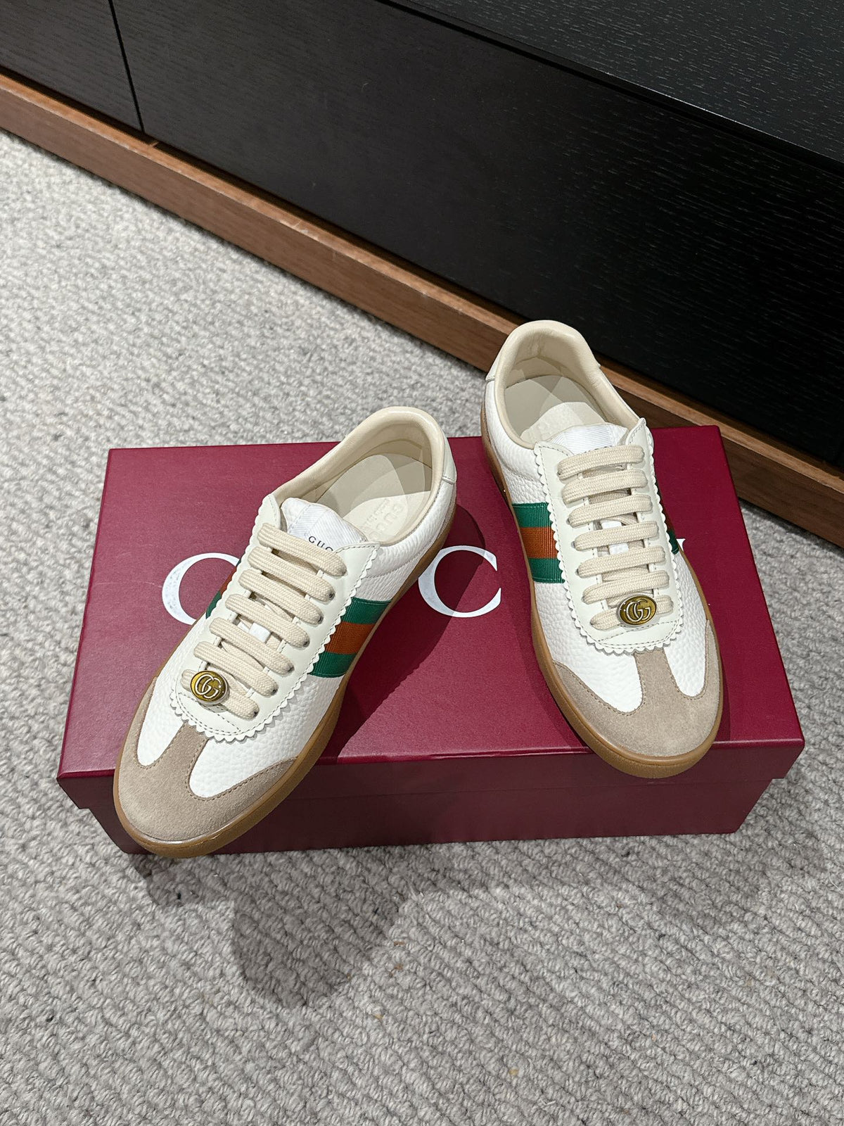 GG & ADIDAS SNEAKER WHITE CALFSKIN