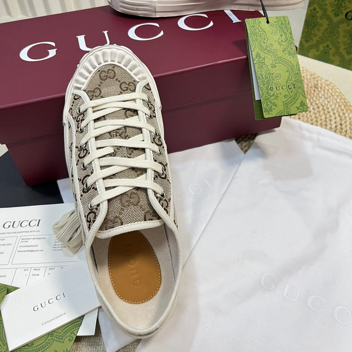 GG Sneaker Julio Canvas  Sneakers Beige Caro