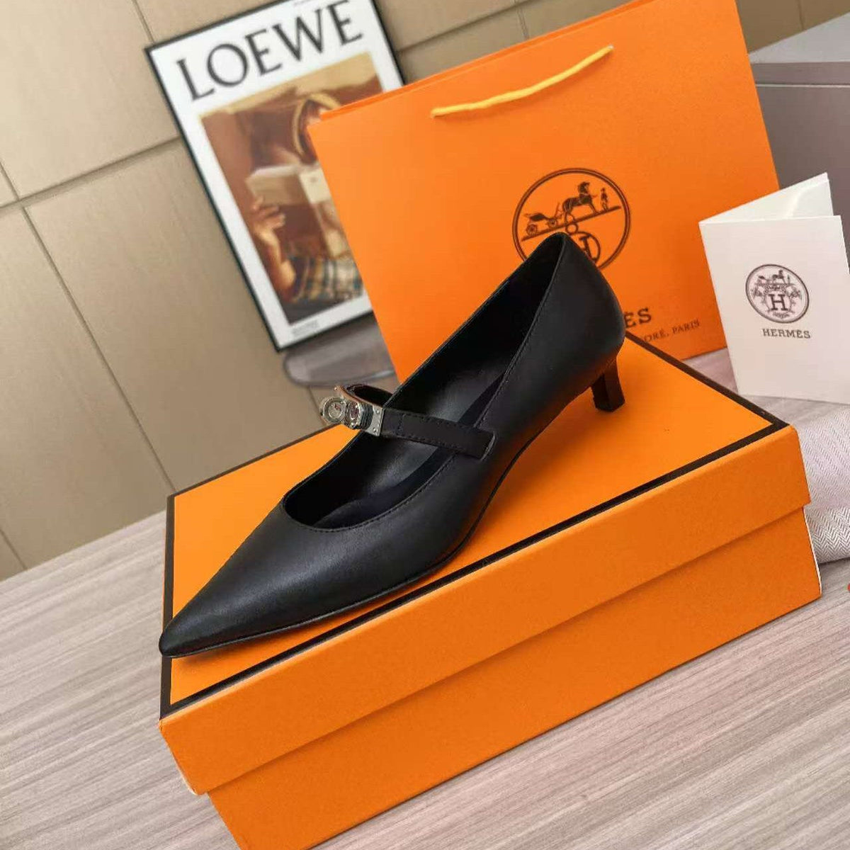 Kiara 40 pump Black Calfskin 214052