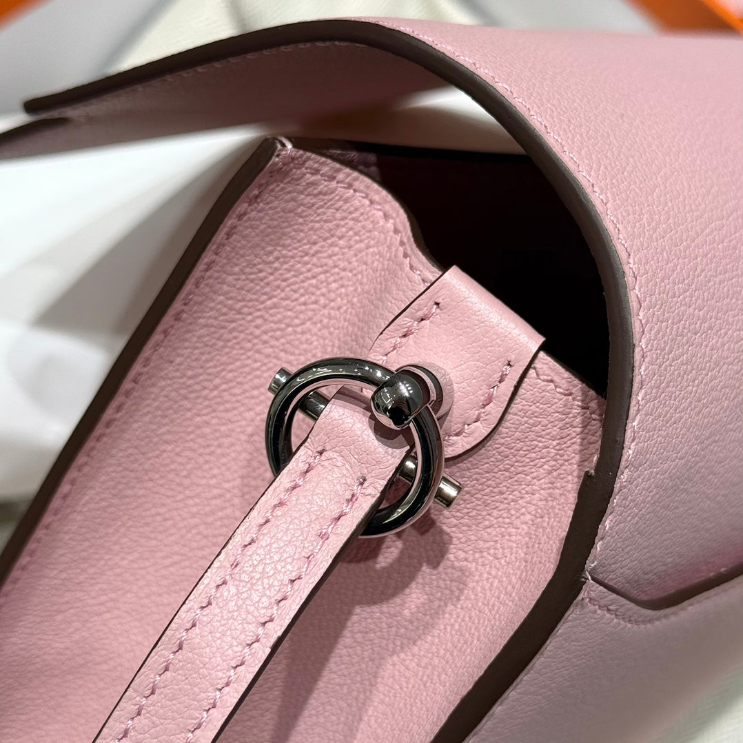 HM SAC ROULIS 18 PINK PASTEL EVERCOLOR CALFSKIN237570