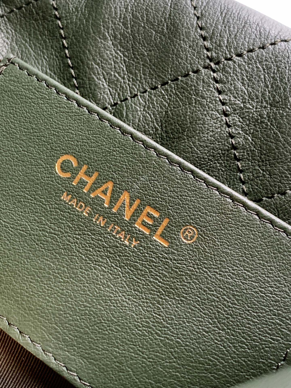 Chanel 26C Hobo Bag Olive Green Cowhide GHW 272338