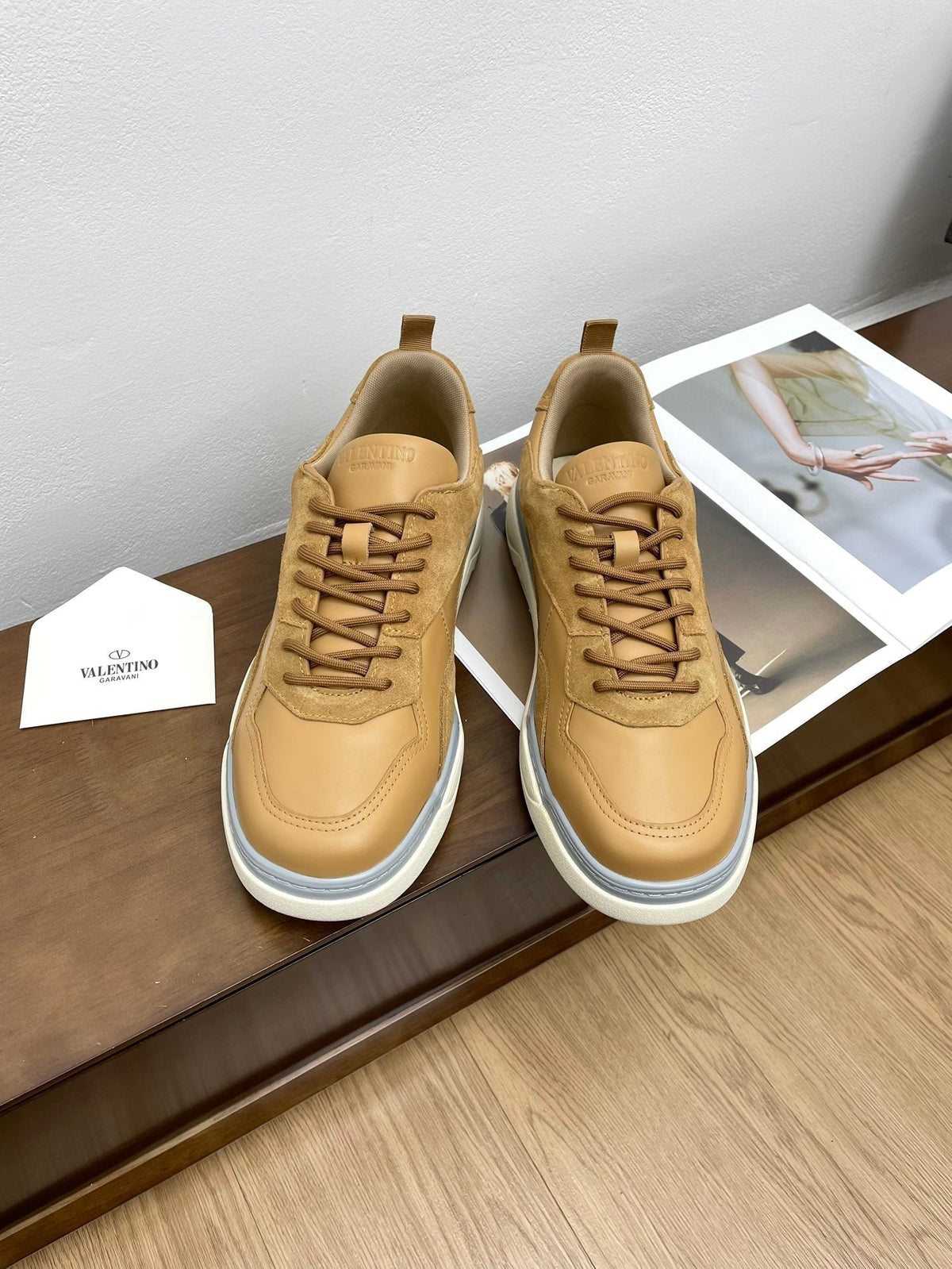 Gumboy Calfskin Sneaker Brown 990117