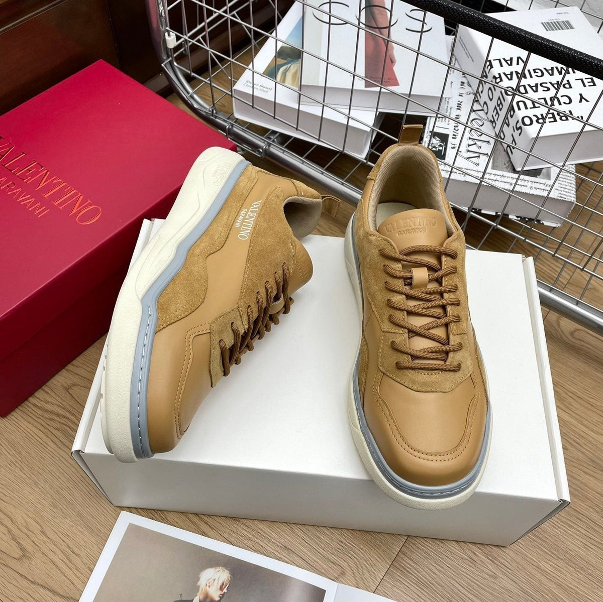 Gumboy Calfskin Sneaker Brown 990117