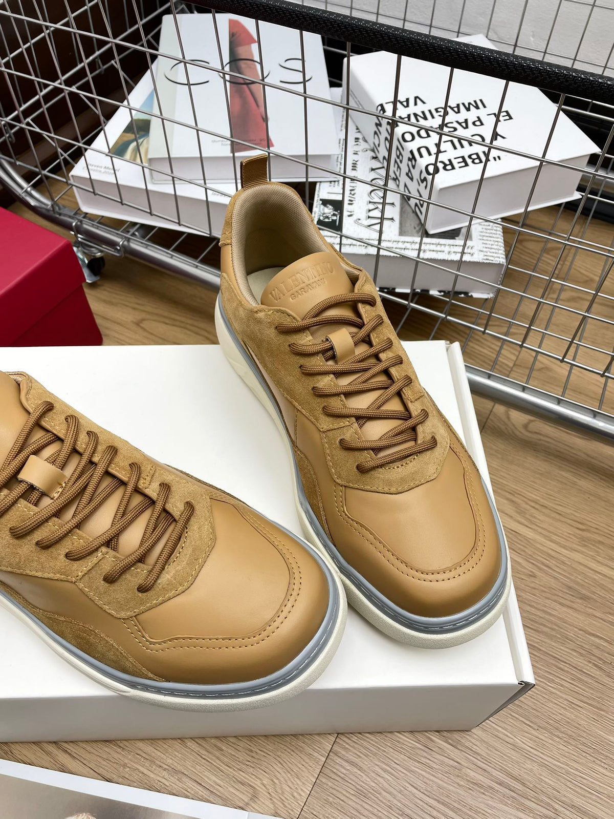 Gumboy Calfskin Sneaker Brown 990117