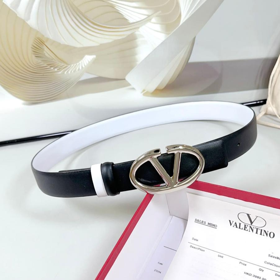 The Bold Edition Reversible Belt 30mm Black White Calfskin Silver Buckle