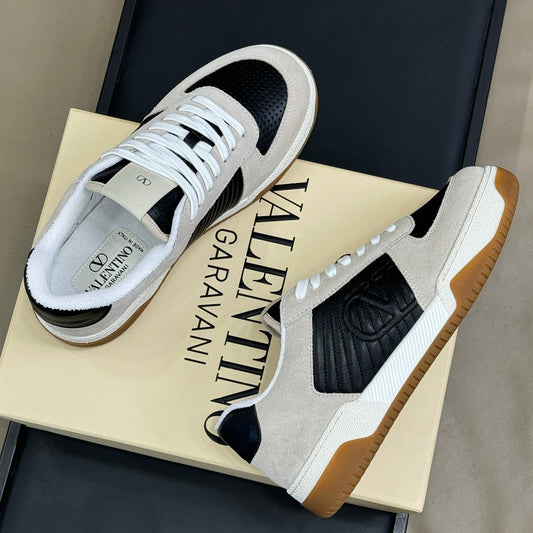 VT 2025 Sneaker Black White Suede Calfskin 548584