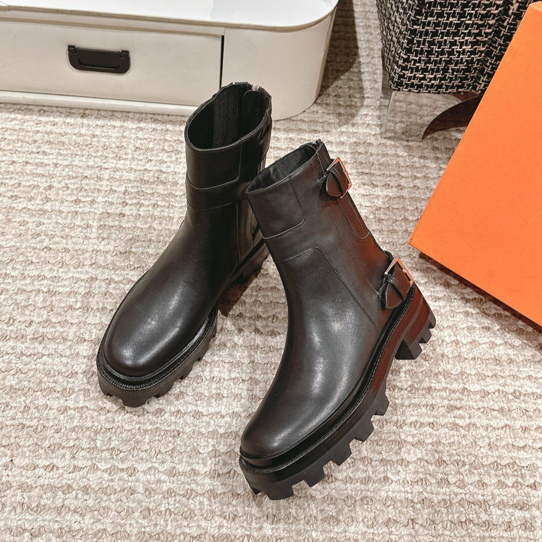 HM Jaimy Ankle Boot 45mm Black Cowhide 972389