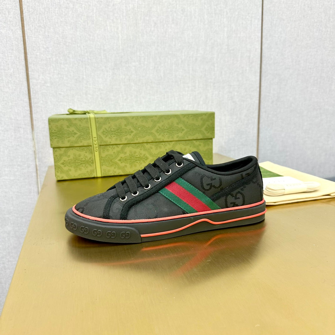 GG TENNIS 1977 TRAINER BLACK CANVAS