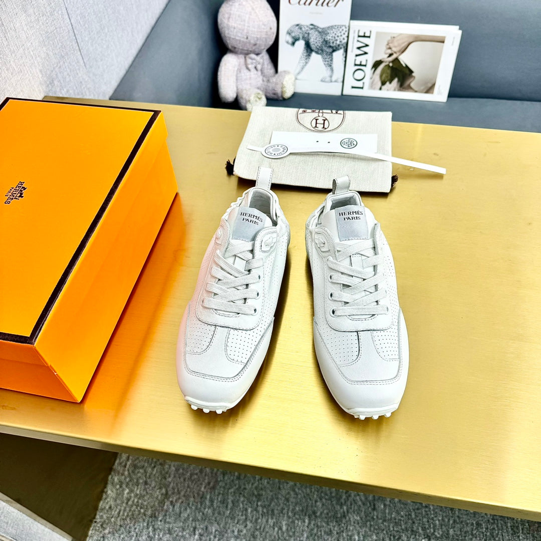 HM Sneaker In 25mm White Lambskin 956331