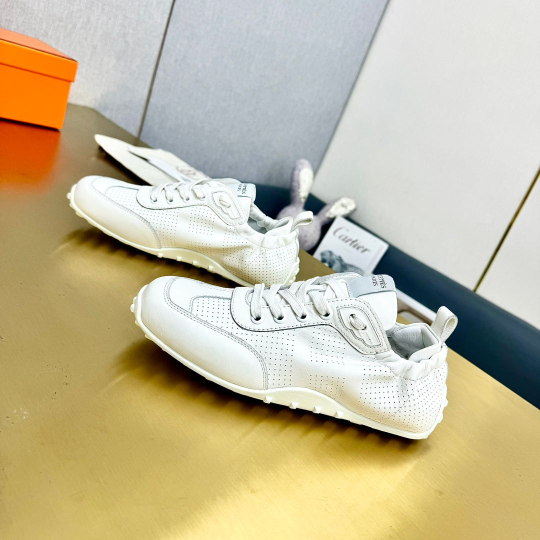 HM Sneaker In 25mm White Lambskin 956331