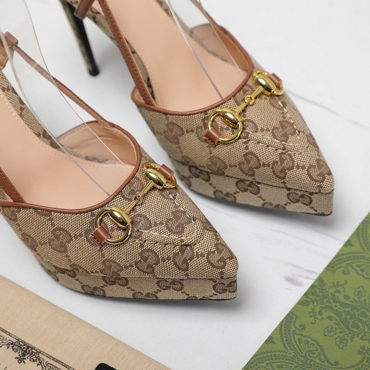 GG Valentino High heels Brown