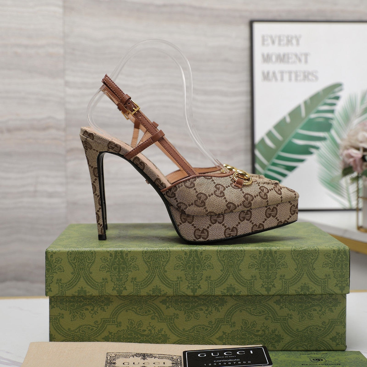 GG Valentino High heels Brown