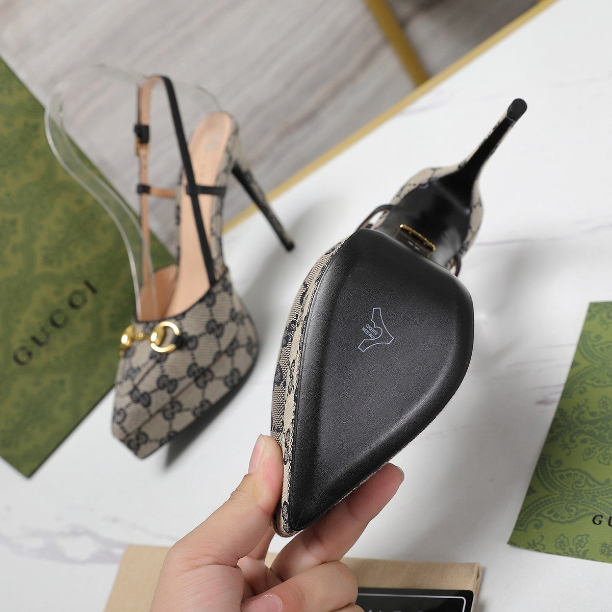 GG Valentino High heels Black