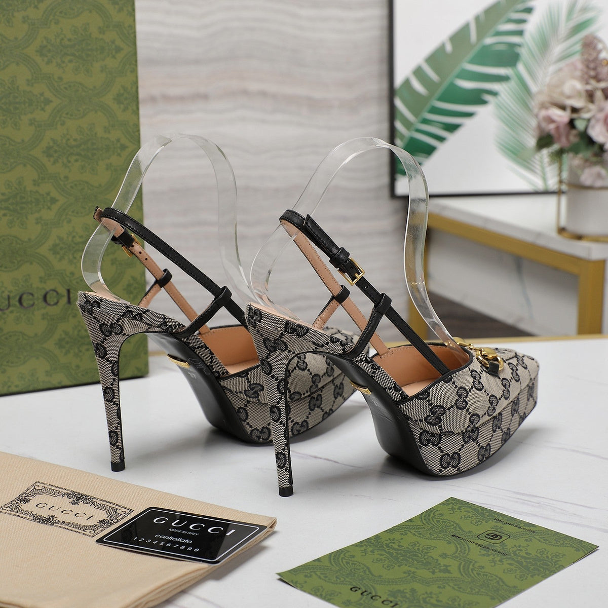 GG Valentino High heels Black