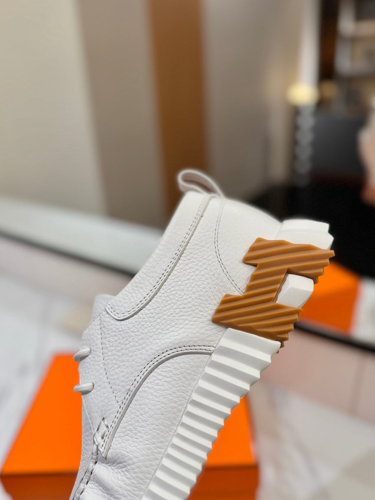 HM Increase Sneaker White Cowhide 983031