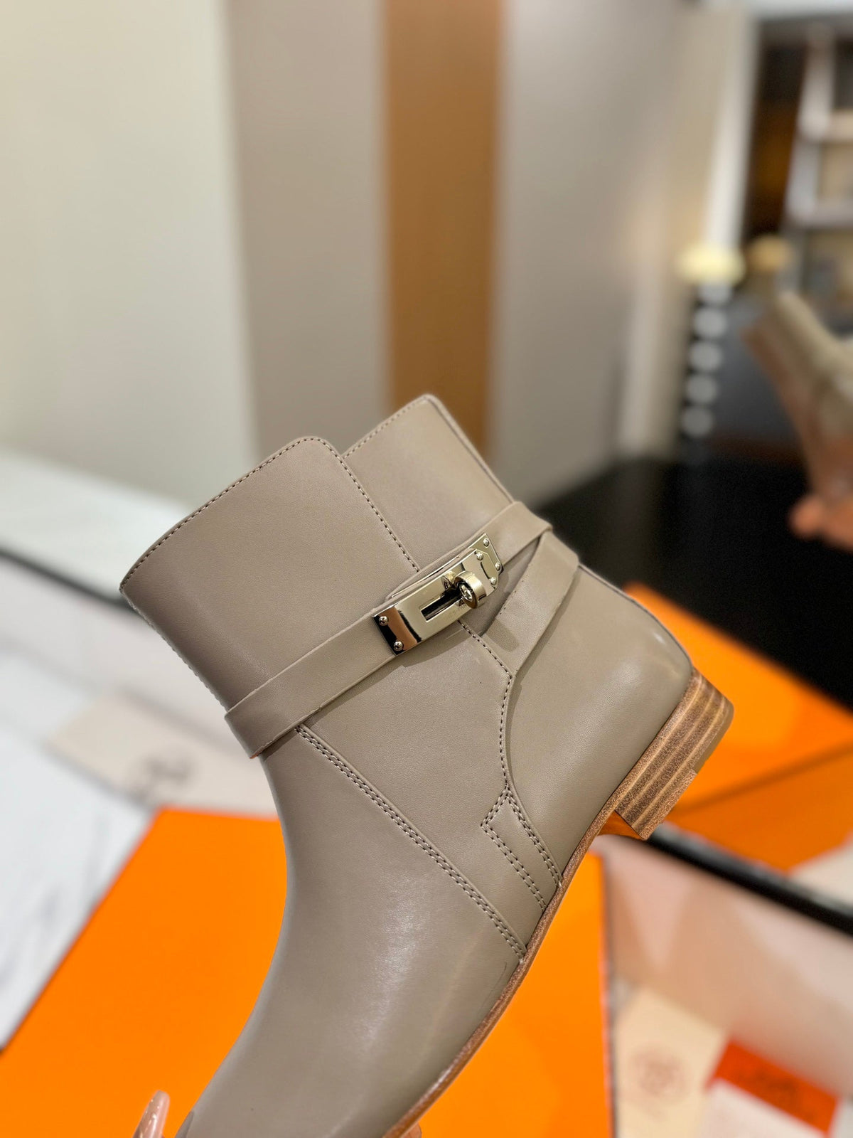 HM Neo Ankle Boot 15mm Light Brown Cowhide  960832