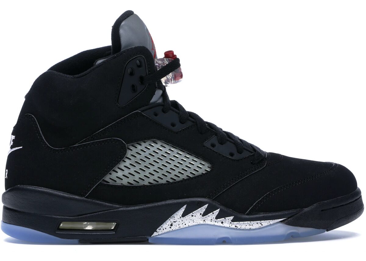 Jordan 5 Retro Black Metallic Sneakers - Streetwear Essential