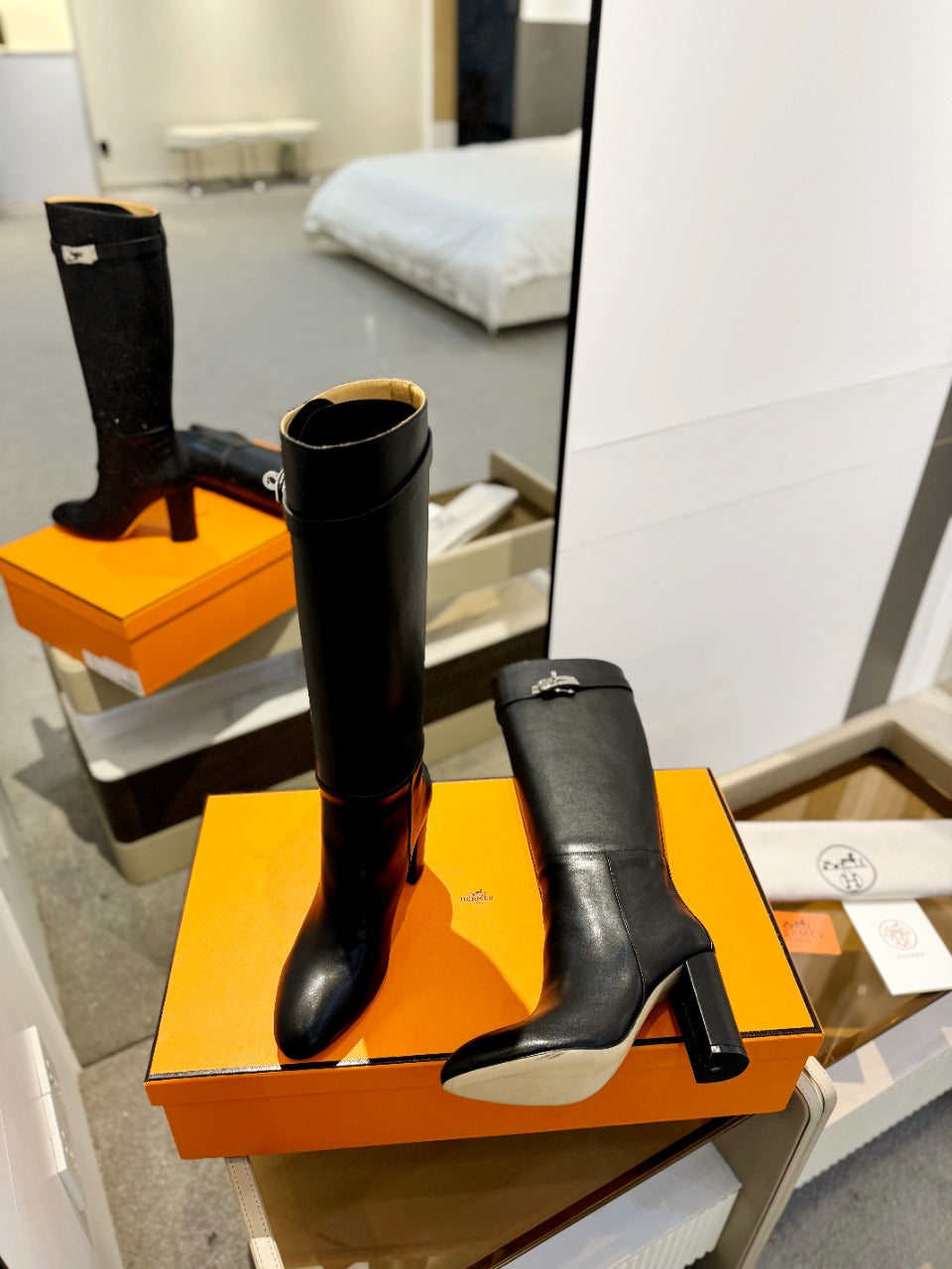 HM Story 85 Boot Black Cowhide 961673